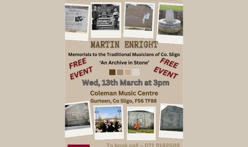 Memorials to the Traditional Musicians - An archive in stone - Martin Enright
